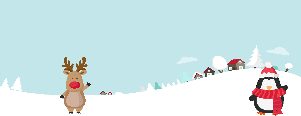 blue bg with snowman